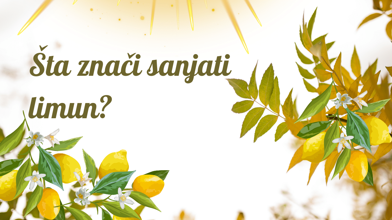 Šta znači sanjati limun? Ovo je TOP 10 značenja sna!