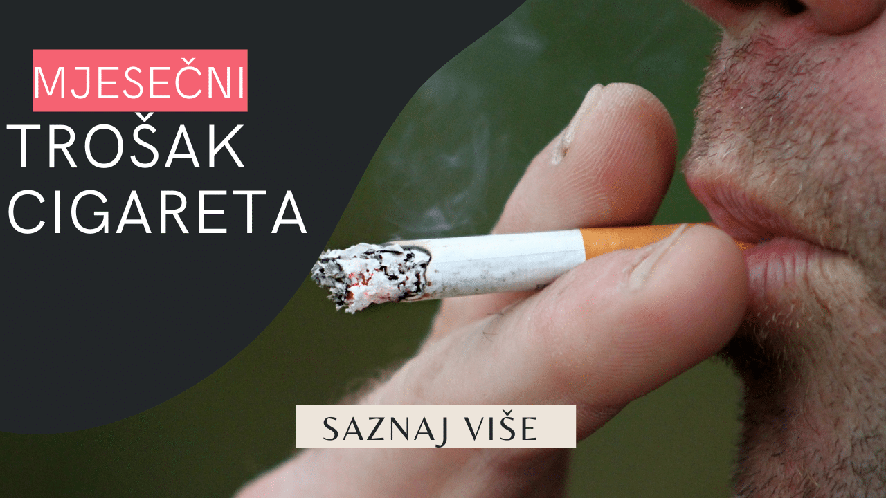 Mjesečni trošak cigareta KALKULATOR