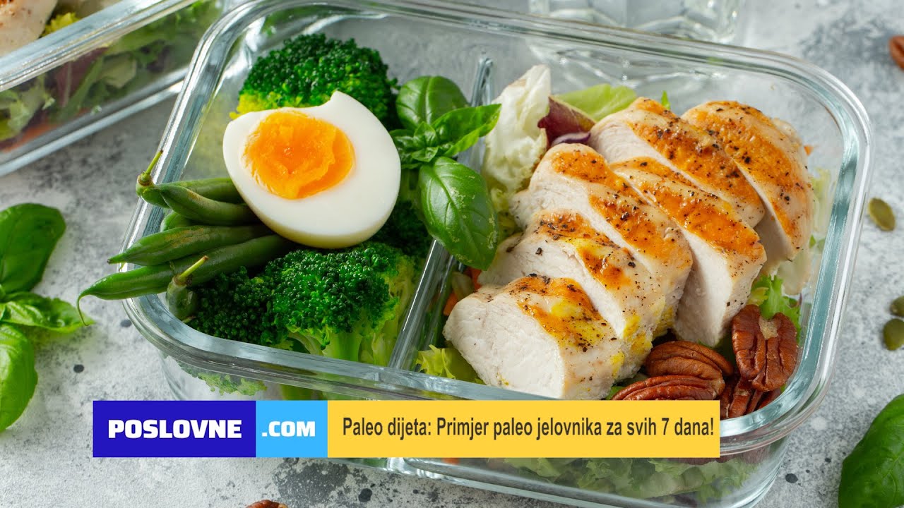 Video Thumbnail: Paleo dijeta Primjer paleo jelovnika za svih 7 dana
