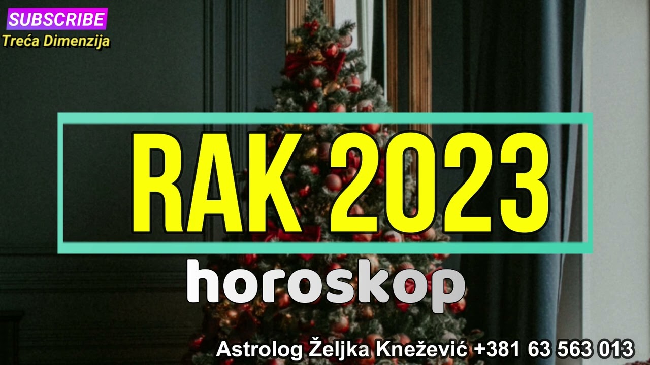 Video Thumbnail: RAK - HOROSKOP ZA 2023. GODINU